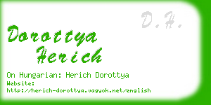 dorottya herich business card